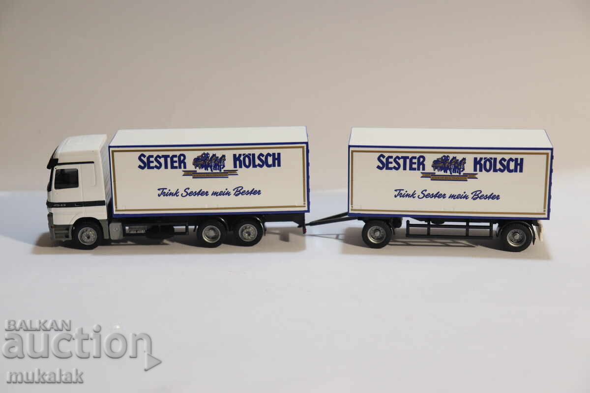 ALBEDO H0 1/87 MERCEDES ACTROS TIR MODEL COLIȚĂ