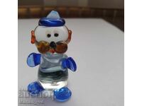 Figurină de sticlă reprezentând un pui de focă