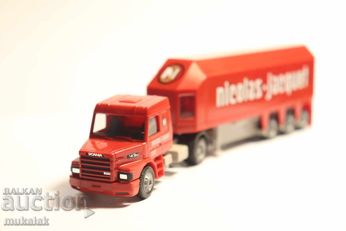 HERPA  H0 1/87 SCANIA  КАМИОН  МОДЕЛ  ТРАНСПОРТ НА СТЪКЛО с цена 30.00 лв. | € 15.34