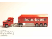 HERPA H0 1/87 SCANIA CAMION MODEL TRANSPORT DE STICLĂ