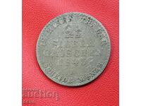 Germany-Prussia-2.5 Silver Groschen 1843 A-Berlin