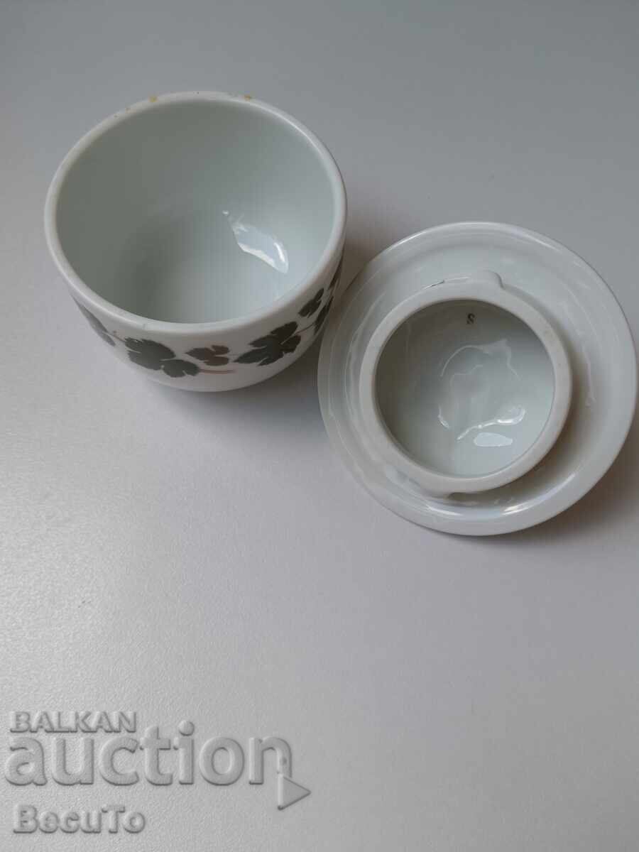 Ζαχαριέρα Hutschenreuther με διακόσμηση Φύλλα Αμπέλου - 5