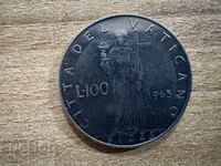 Vatican - 100 lire (1963)