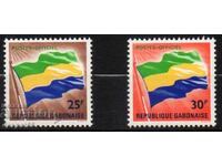 1968. Gabon. Flags