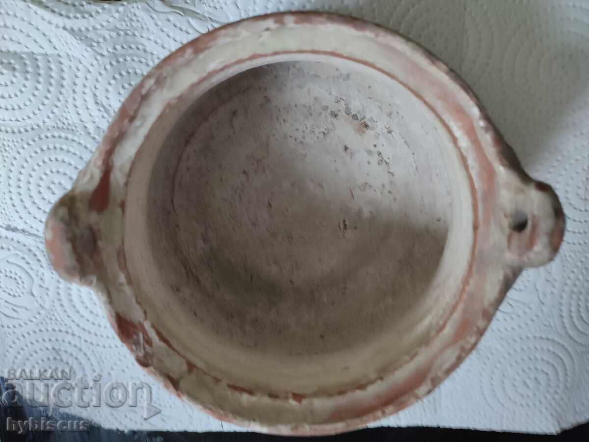 Cană ceramică veche antică, dimensiune mică cu preț 88.00 BGN | € 44.99