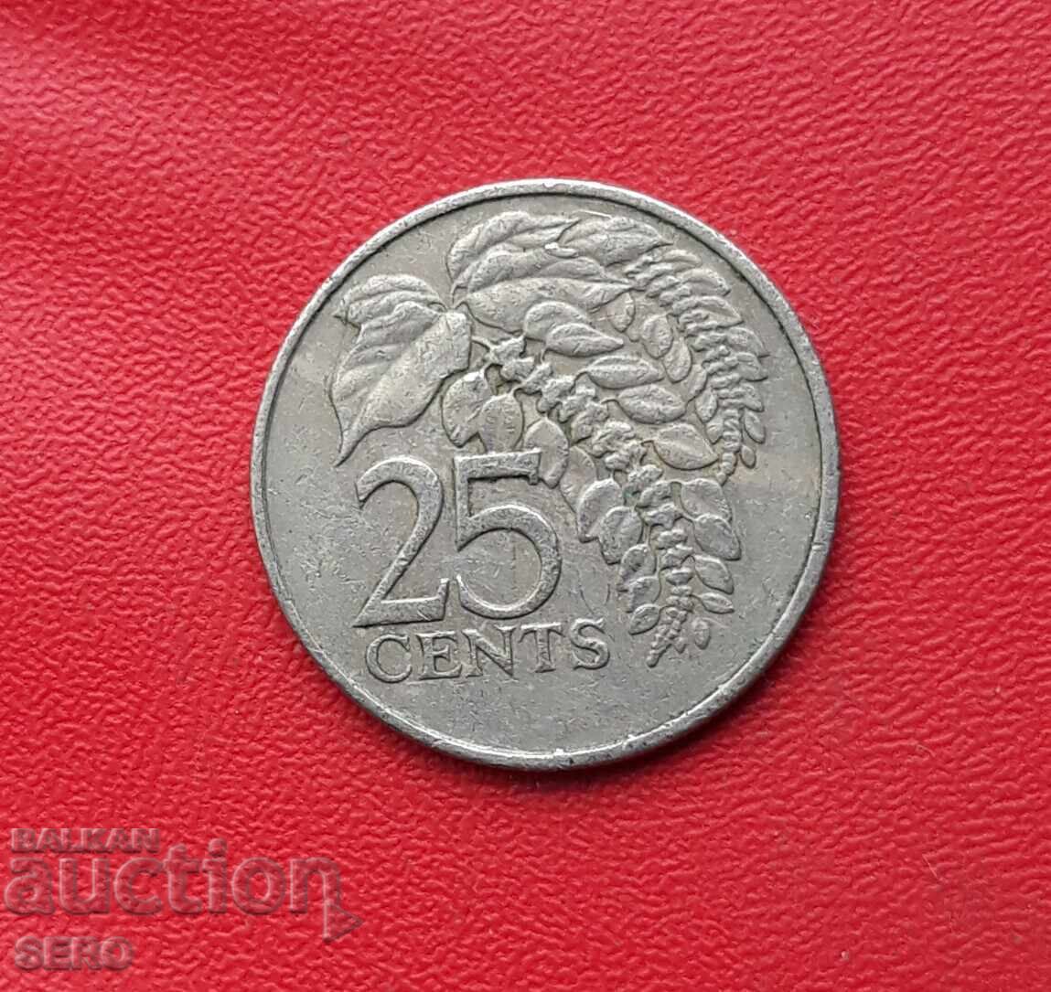 Trinidad and Tobago - 25 Cents 1980 Trinidad and Tobago - 25 Cents 1980