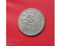 Trinidad and Tobago - 25 Cents 1980