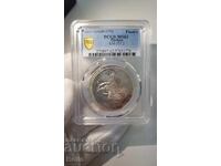 MS 62 Monedă rară de argint Turcă, Otomană Piastra 1772