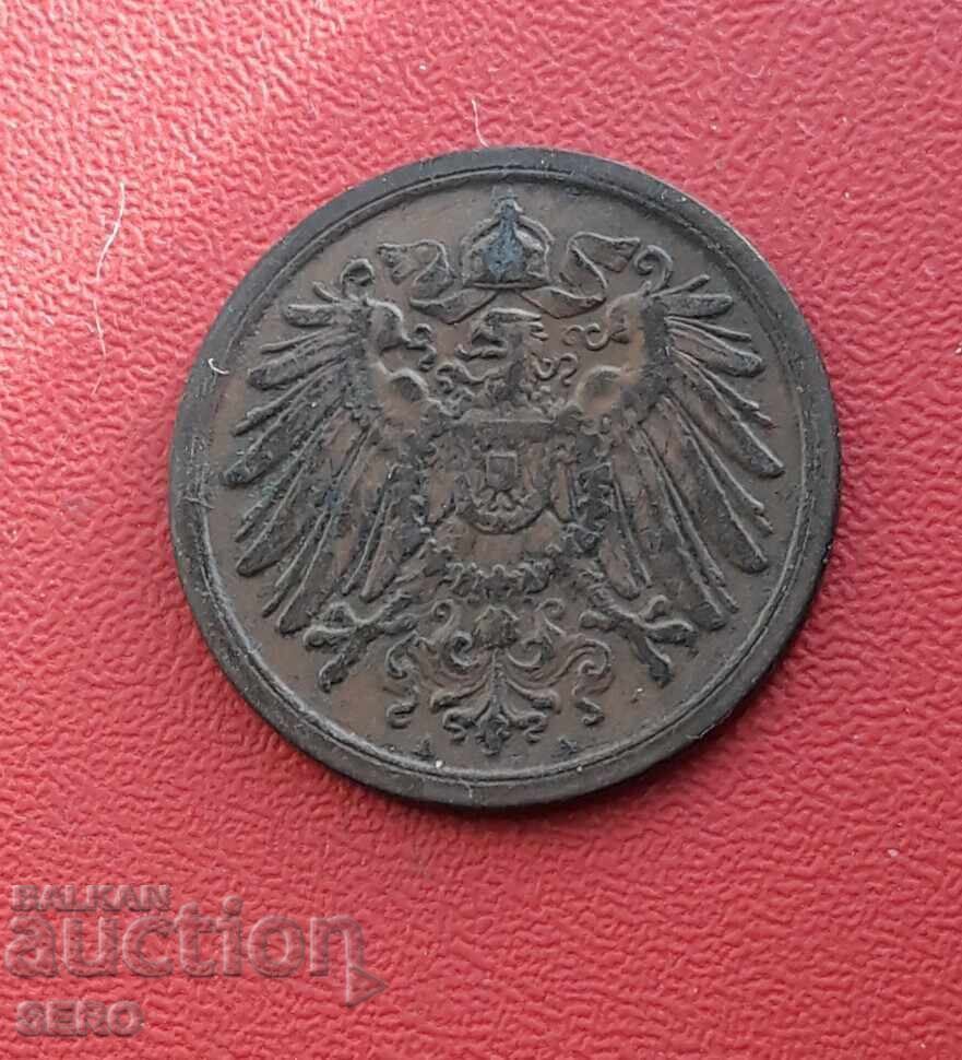 Γερμανία-2 pfennig 1907 Α-Βερολίνο με τιμή 0.70 BGN | € 0.36