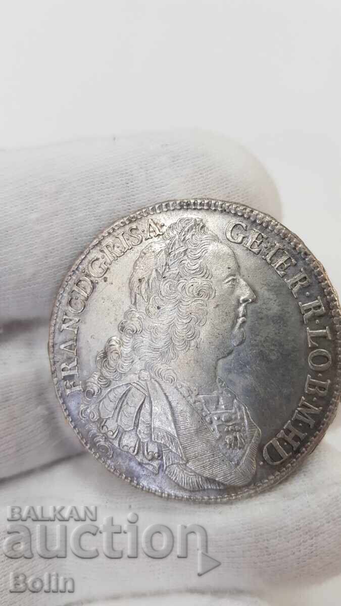 Аукцион Рядка сребърна монета талер 1759 г. Австрия К.В.
