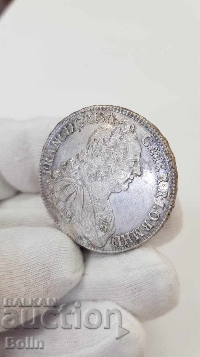 Доставка на Рядка сребърна монета талер 1759 г. Австрия К.В.