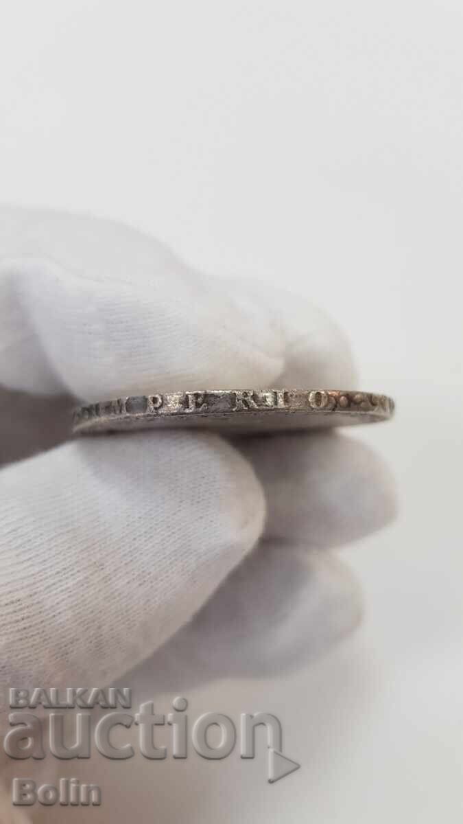 Рядка сребърна монета талер 1759 г. Австрия К.В. - 5