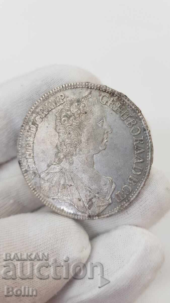 Auction  Top Quality Silver Coin Thaler 1756 M. Theresa KV