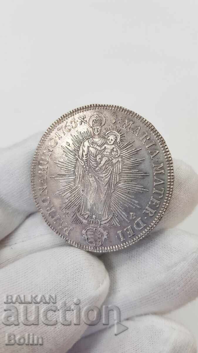 Top Quality Row Silver Coin Thaler 1763 M. Theresia KV with price 1400.00 BGN | € 715.81