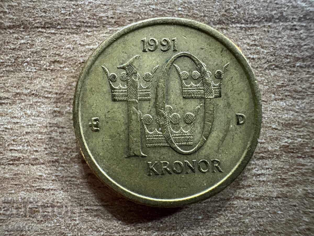 Σουηδία - 10 κορώνες (1991) Σουηδία - 10 κορώνες (1991)