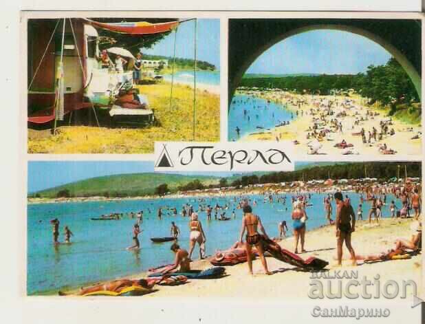 Картичка  България  Приморско Къмпинг "Перла" 2*