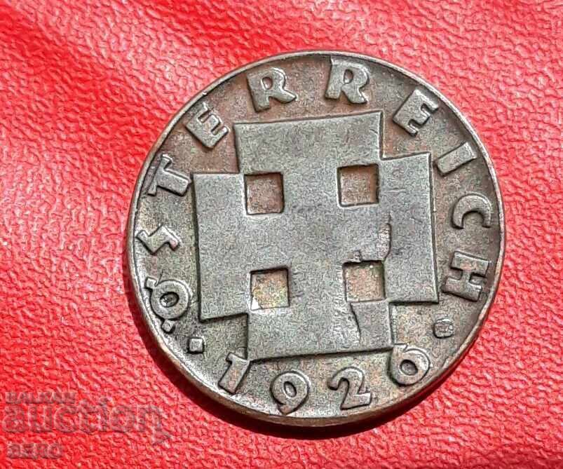 Австрия-2 гроша 1926 с цена 0.60 лв. | € 0.31