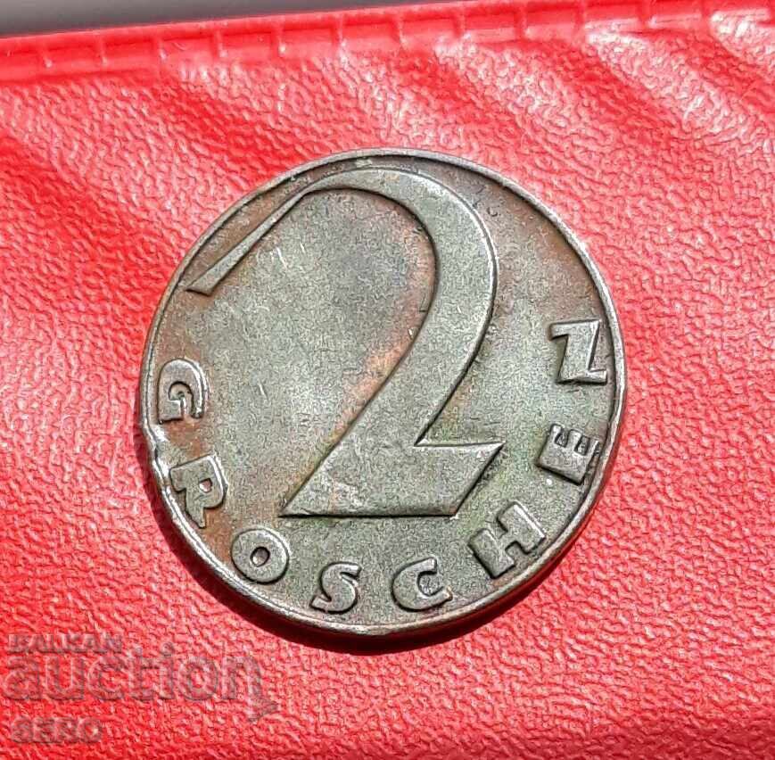 Австрия-2 гроша 1926