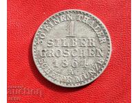 Germany - Prussia - 1 Silver Groschen 1864 A - Berlin
