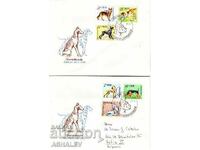 GDR 1976 Dogs 2 FDC