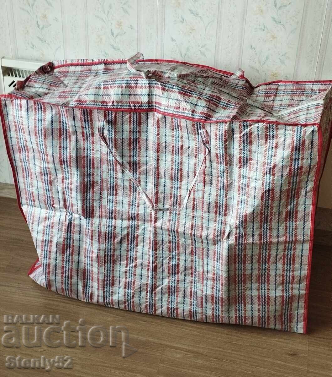 Huge sisal bag for lots of luggage