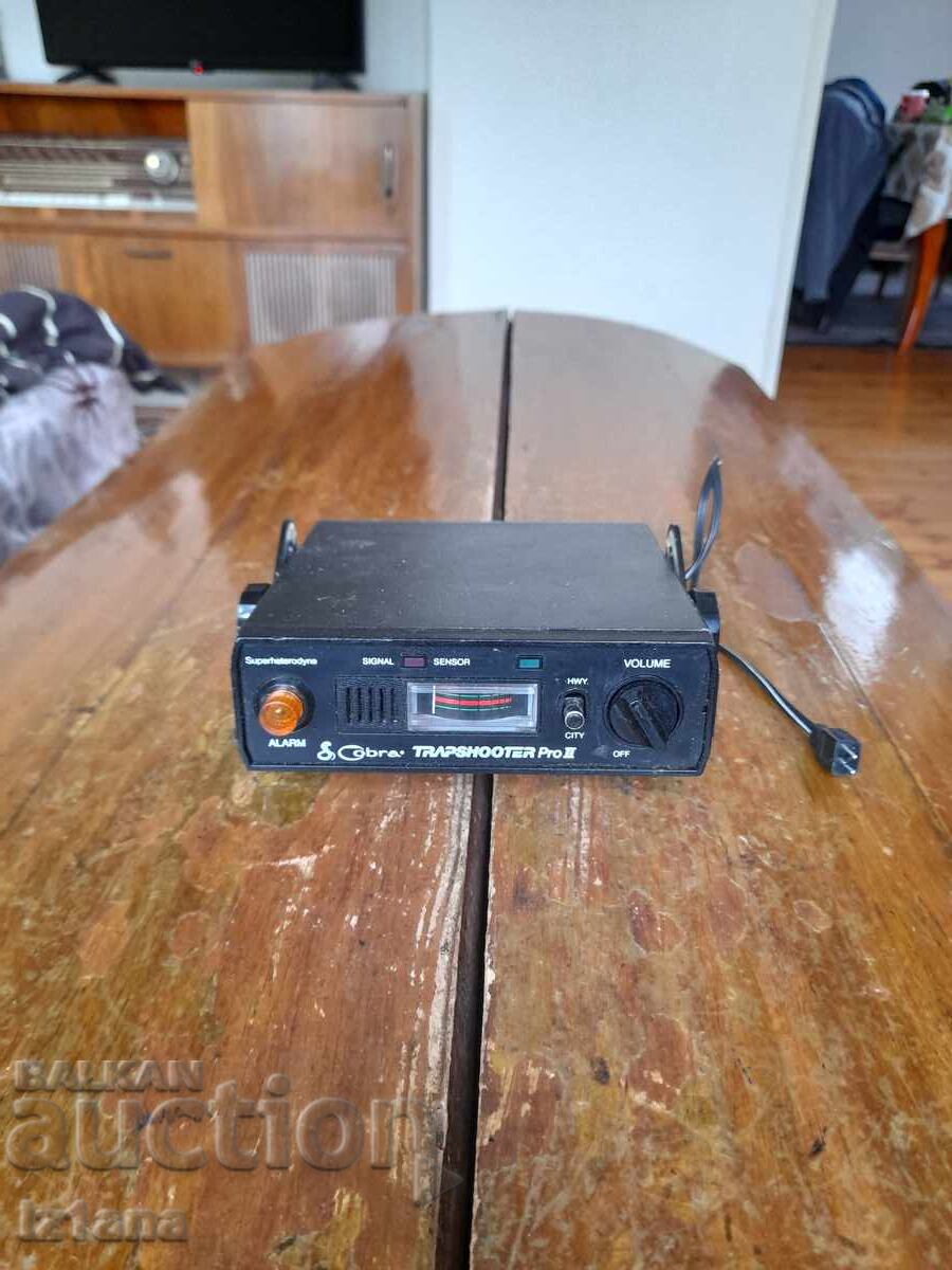 Παλιό ραντάρ Cobra Trapshooter Pro 3