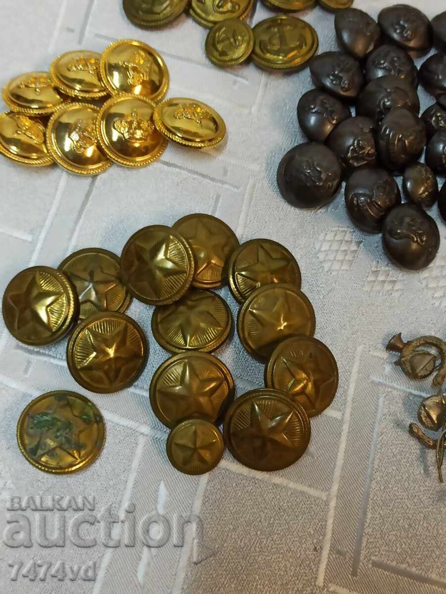 OGROMΗΗ ΠΑΡΤΙΔΑ ΣΤΡΑΤΙΩΤΙΚΩΝ ΚΟΥΜΠΙΩΝ 110 ΤΕΜ ,ΚΟΚΑΡΔΕΣ ΚΤΛ - 6