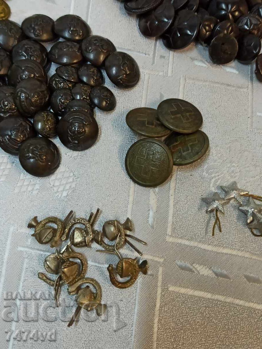 OGROMΗΗ ΠΑΡΤΙΔΑ ΣΤΡΑΤΙΩΤΙΚΩΝ ΚΟΥΜΠΙΩΝ 110 ΤΕΜ ,ΚΟΚΑΡΔΕΣ ΚΤΛ - 7