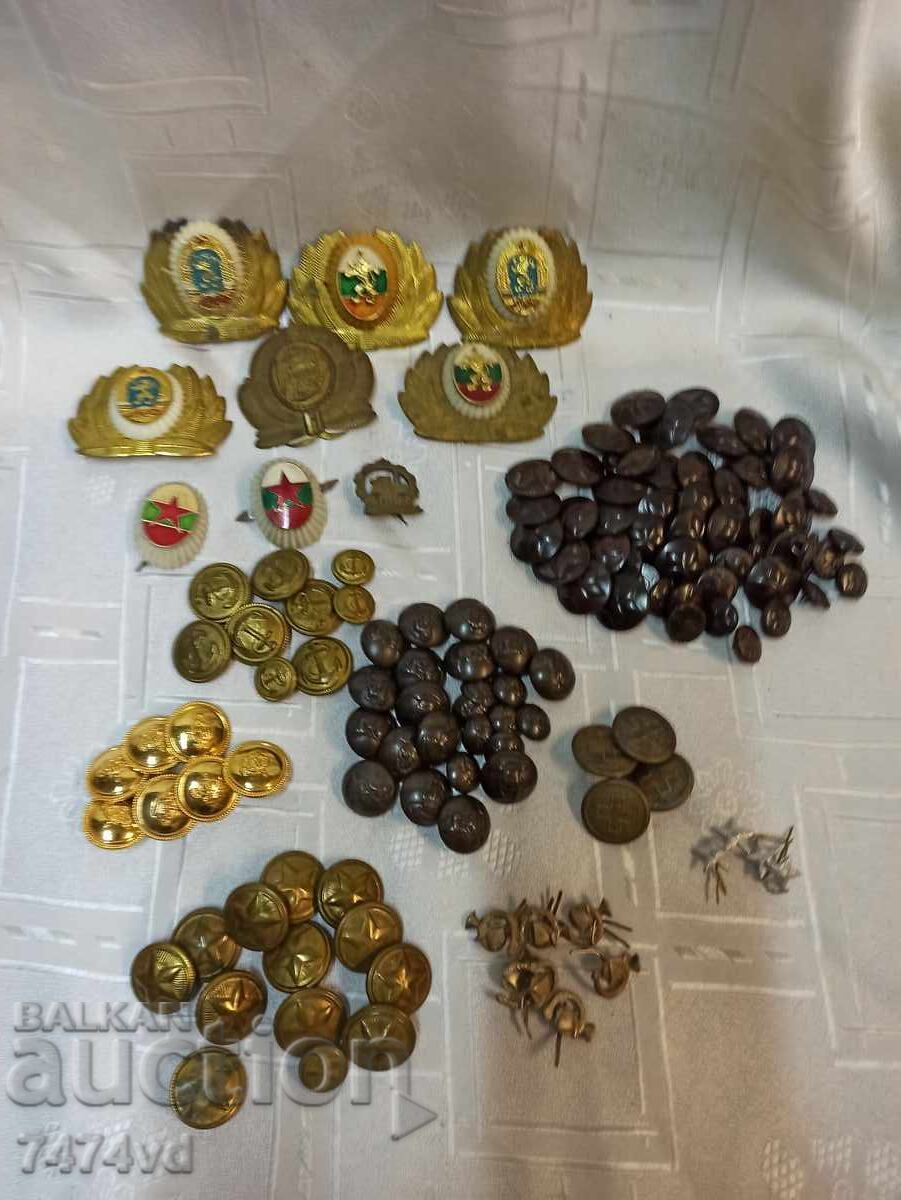 OGROMΗΗ ΠΑΡΤΙΔΑ ΣΤΡΑΤΙΩΤΙΚΩΝ ΚΟΥΜΠΙΩΝ 110 ΤΕΜ ,ΚΟΚΑΡΔΕΣ ΚΤΛ