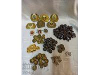 LOT MARE DE BUTOANE MILITARE 110 BUC, COCARDE DR