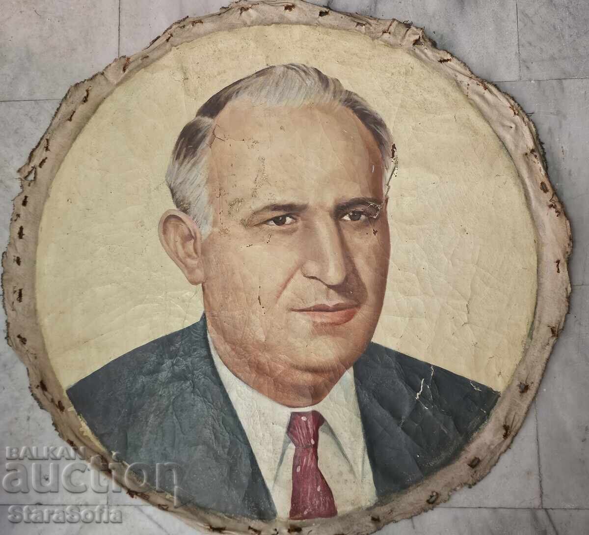 Tablou portret al lui Todor Jivkov Tablou portret al lui Todor Jivkov