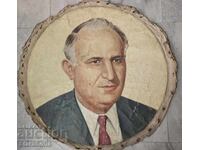 Painting portrait of Todor Zhivkov