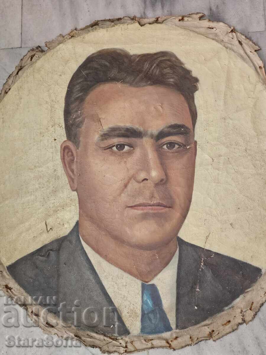Μεγάλη ζωγραφική προσωπογραφία του Βάλκο Τσέρβενκοφ - 6