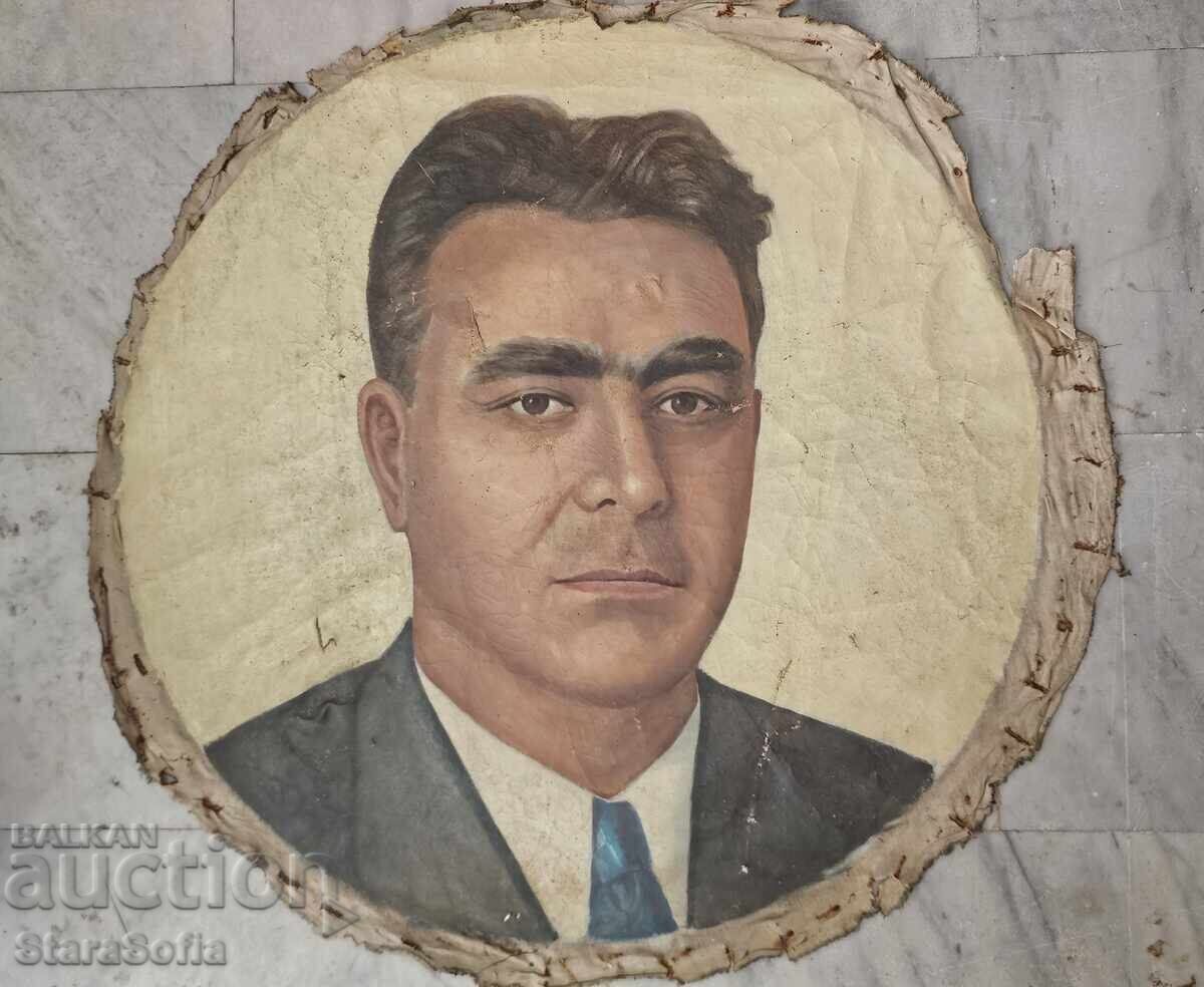 Μεγάλη ζωγραφική προσωπογραφία του Βάλκο Τσέρβενκοφ - 7