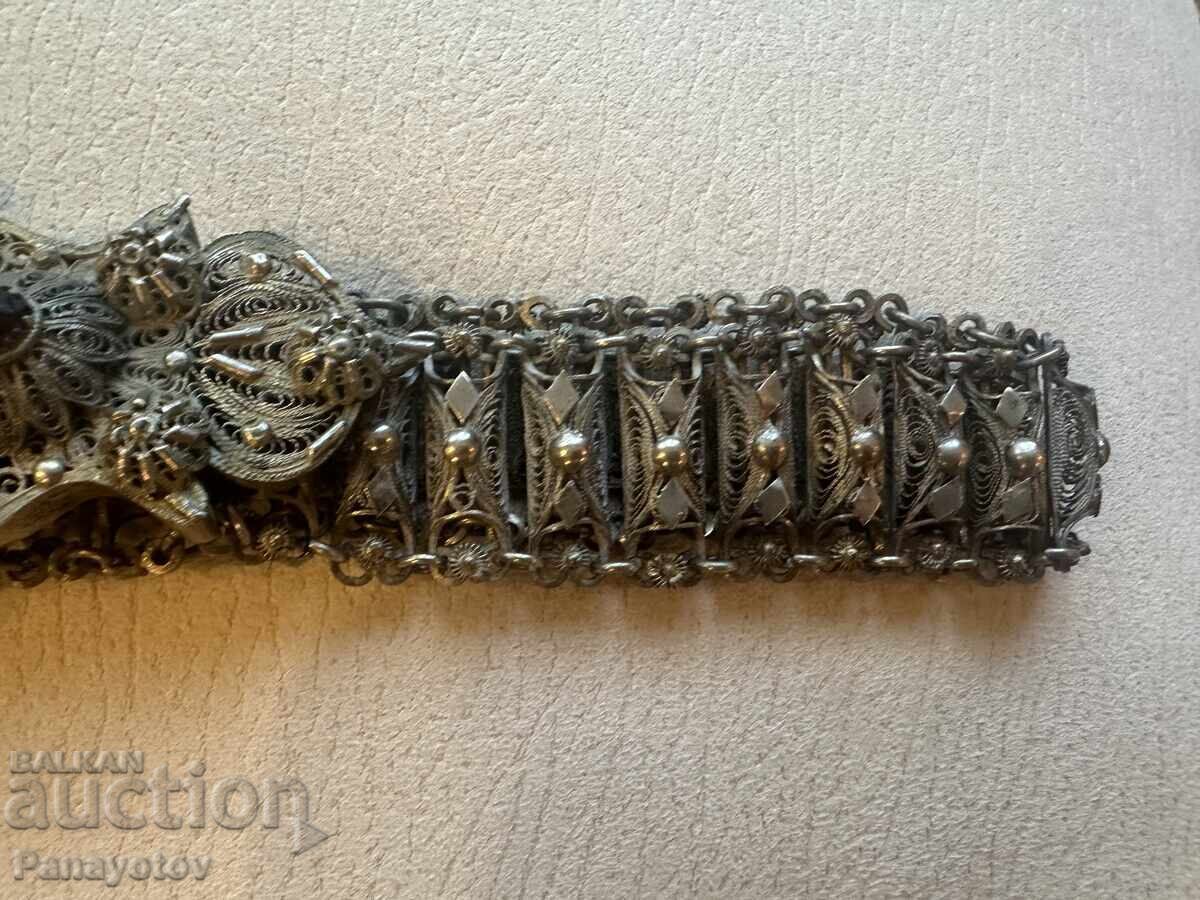 Delivery of PAFTA PAFTI FILIGREE GOLD PLATED MERCURY BELT PERFECT MACEDONIAN