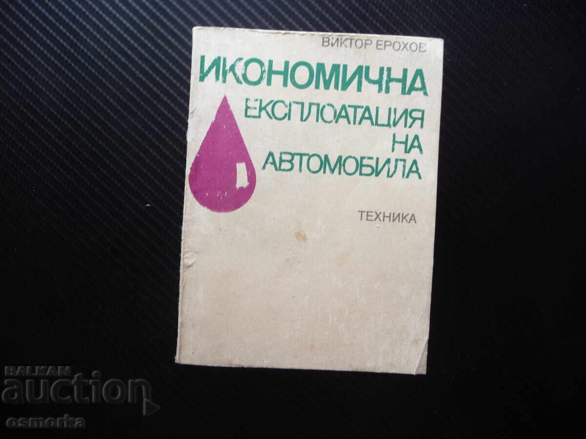 Exploatare economică a automobilului Victor Erohov conducere