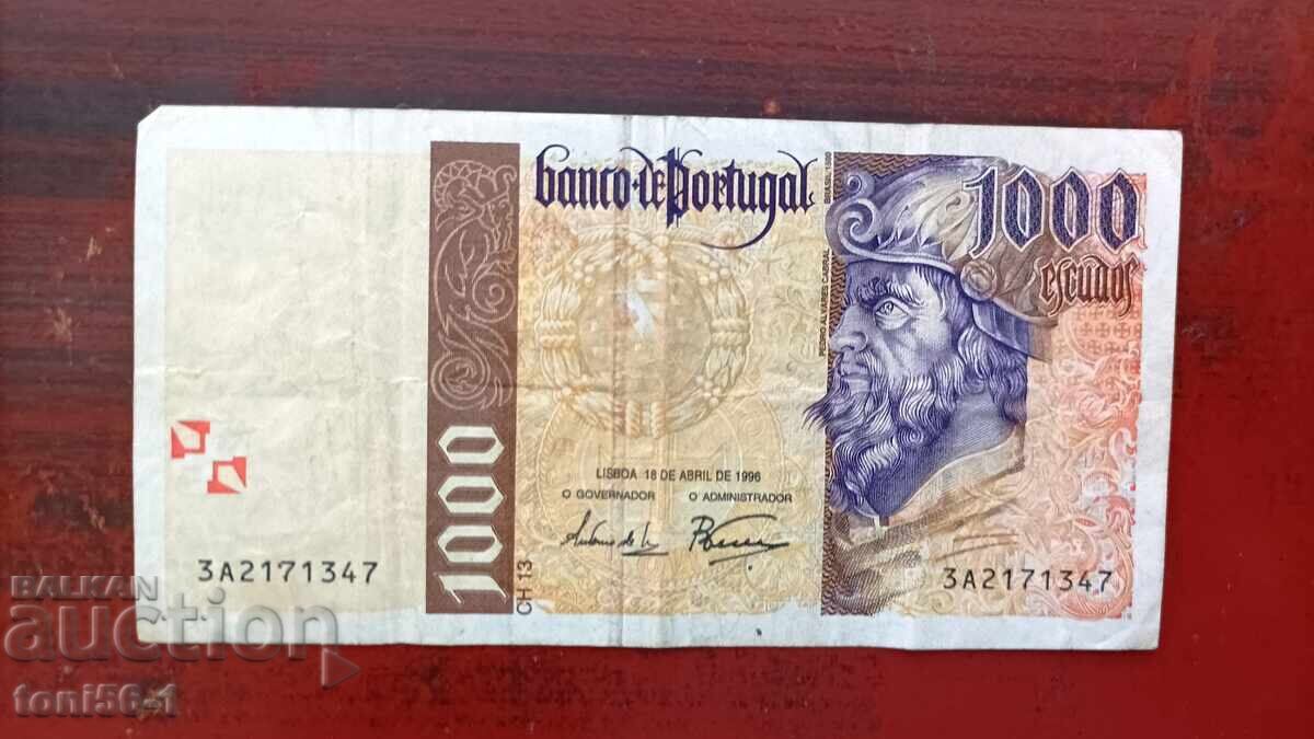 Португалия 1000 ескудос 1996 Португалия 1000 ескудос 1996
