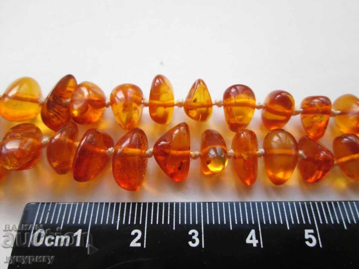 Доставка на Старо кехлибарено колие гердан натурален естествен кехлибар