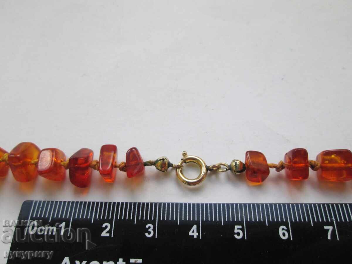 Δημοπρασία Παλιό κολιέ από κεχριμπάρι, φυσικό κεχριμπάρι