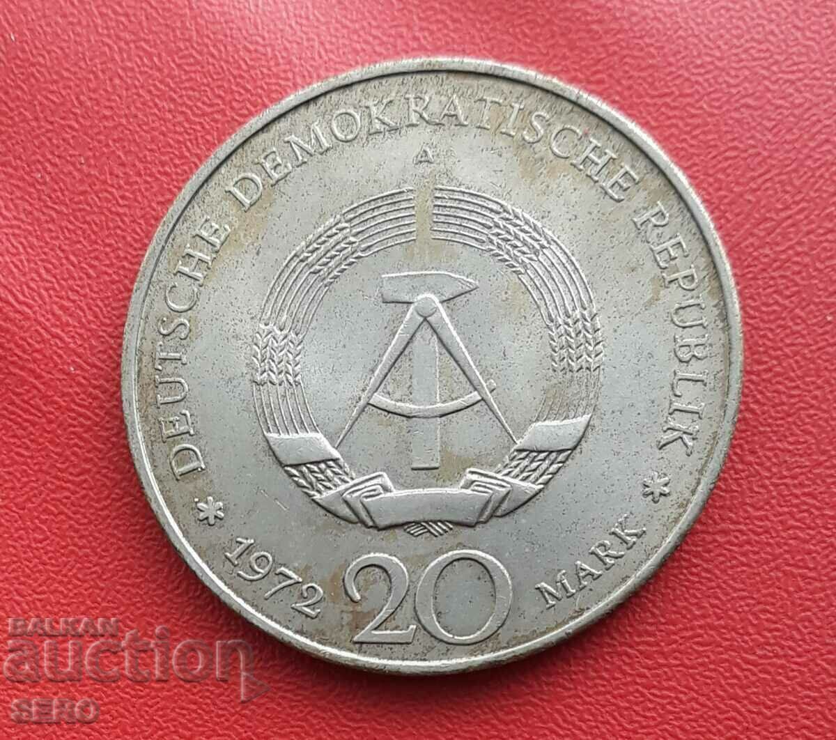 Germany-GDR-20 stamps 1972-Schiller Germany-GDR-20 stamps 1972-Schiller