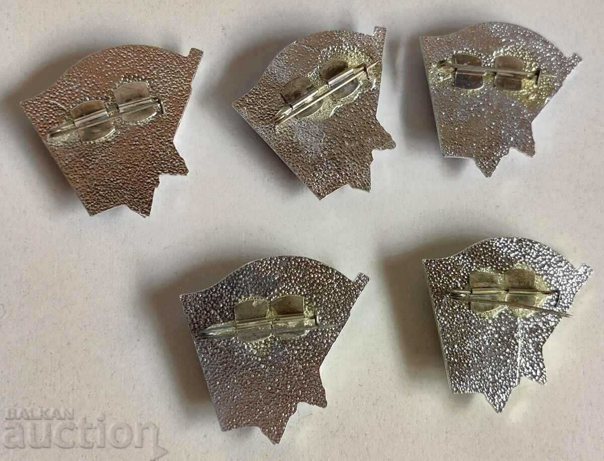 . LOT SOC UNAWARDED UNC MINT BPFK ACTIVE COMBATANT BADGE MEDAL - 6