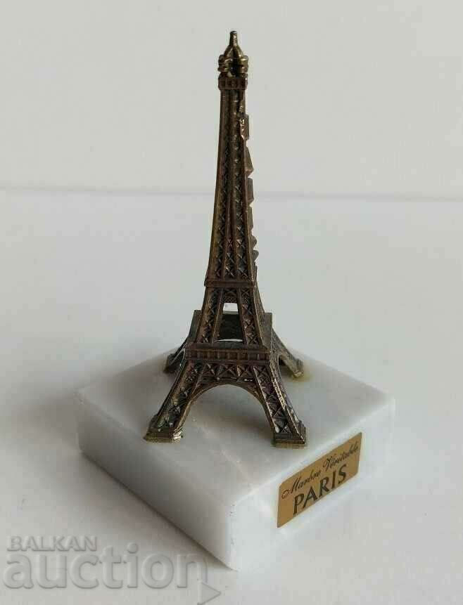 . THE EIFFEL TOWER SOUVENIR DECORATION MARBLE BASE . THE EIFFEL TOWER SOUVENIR DECORATION MARBLE BASE