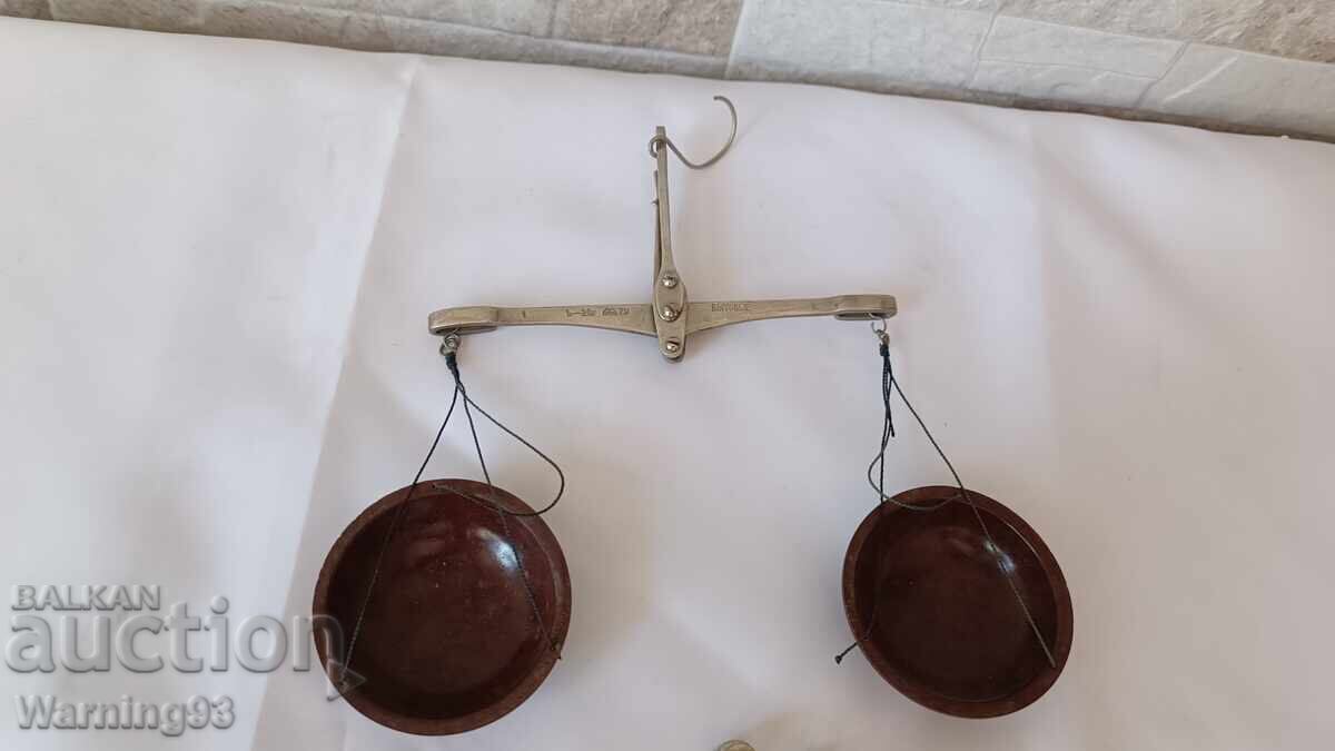 Old small scale with weights - Made in the USSR - 6 Old small scale with weights - Made in the USSR - 6