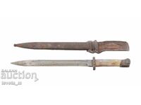 Baionetă cuțit cu teacă și buclă