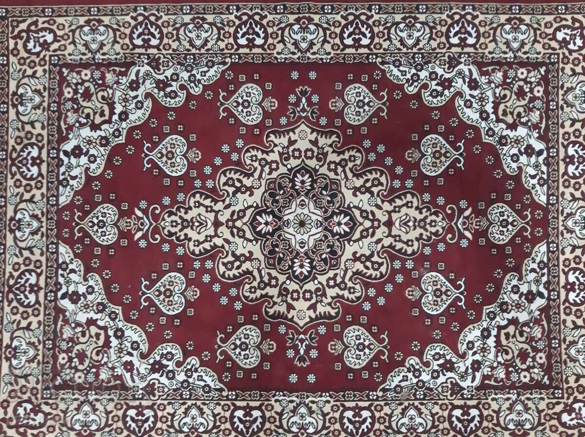 Old small Persian rug (1.1) - 6
