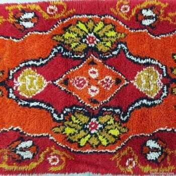 Covor vechi din lână shaggy, chitenic, anii '80 (17.1) - 6 Covor vechi din lână shaggy, chitenic, anii '80 (17.1) - 6