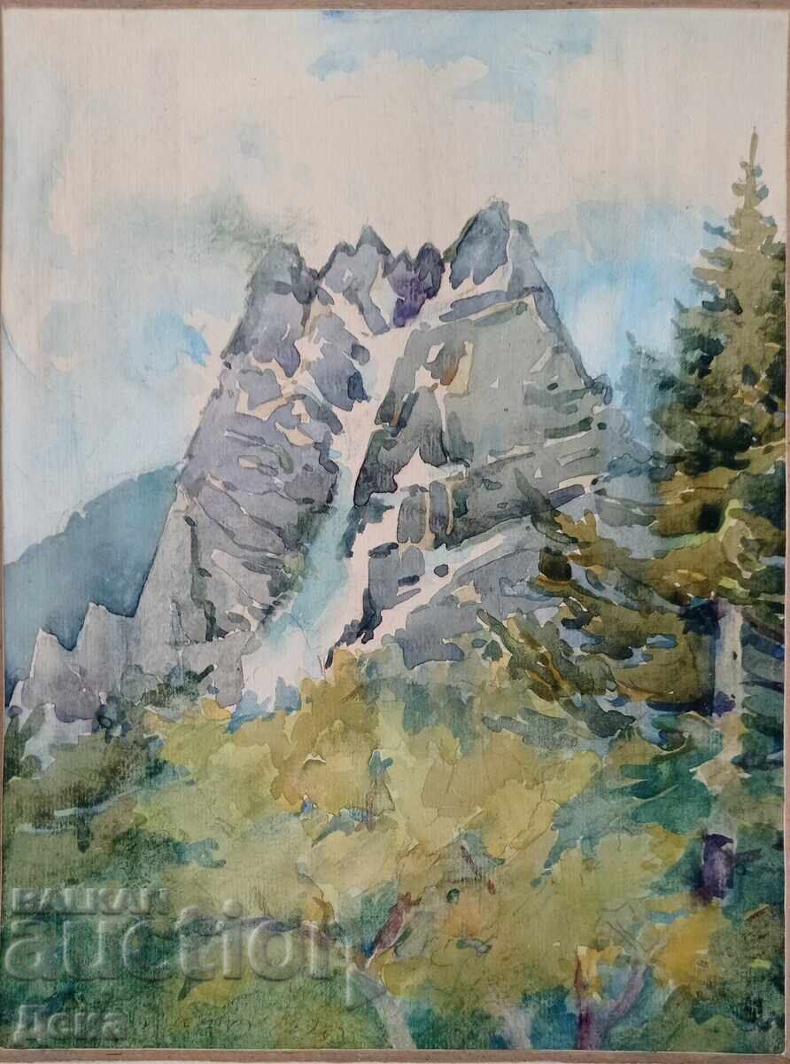 Master Watercolor 1962 with price 110.00 BGN | € 56.24 Master Watercolor 1962 with price 110.00 BGN | € 56.24