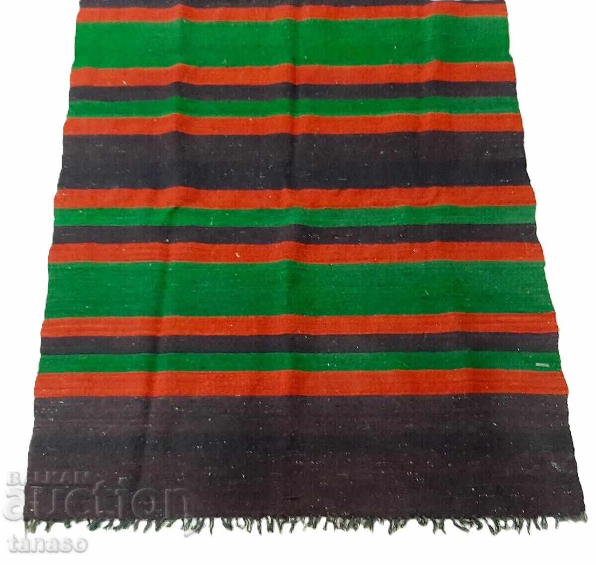 Old Bulgarian wool rug, runner (1.1) - 6