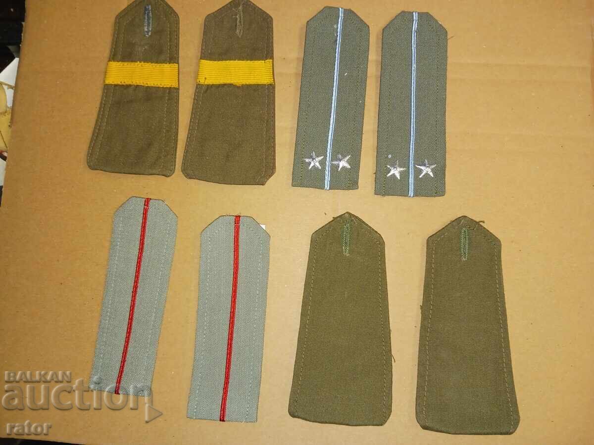 Vechi epoleți militari - BNA, NRB. Noi