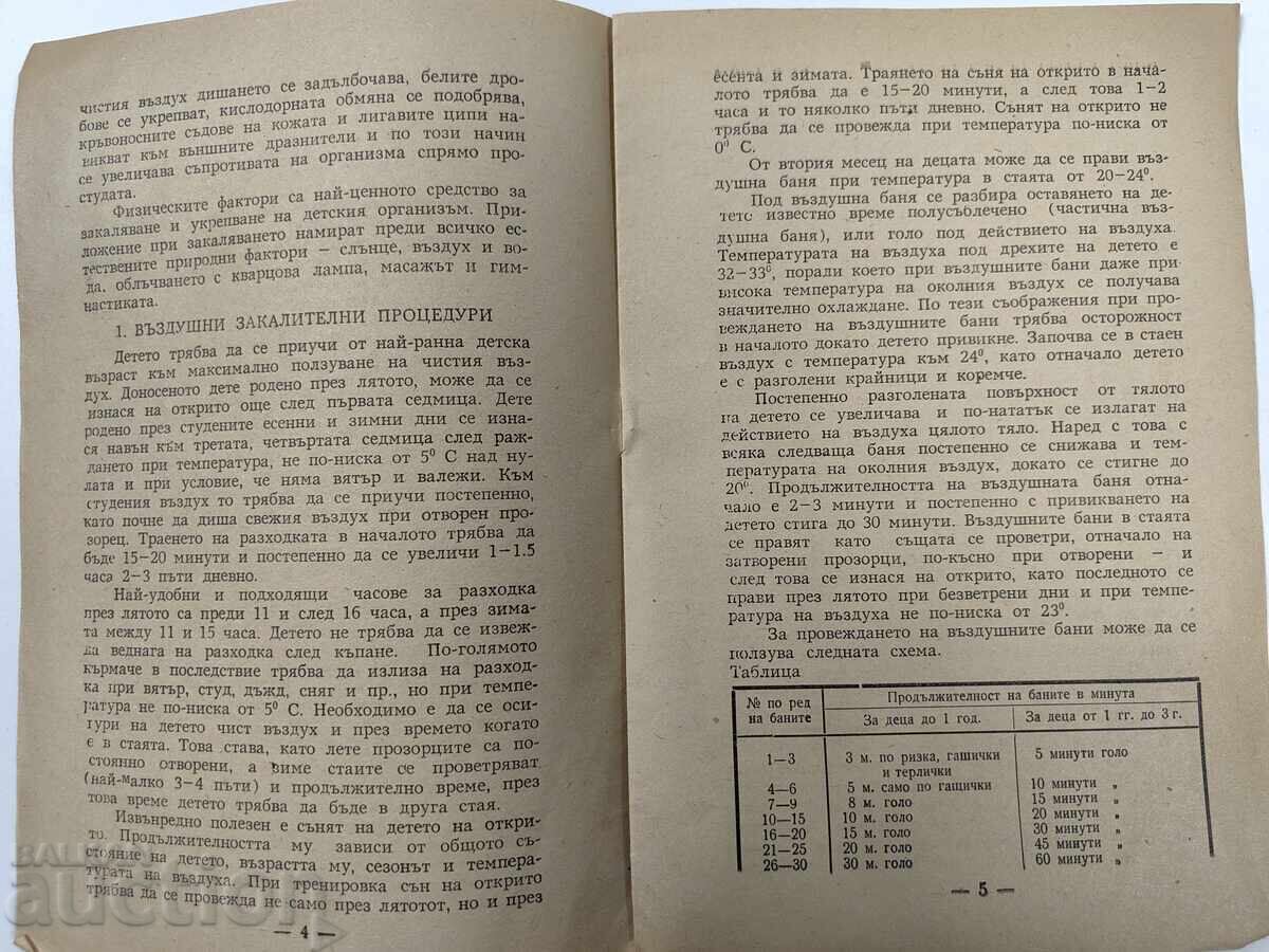 Auction  Early Soviet Brochure Harden Your Children Sanepidstantsiya